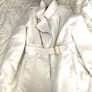 NWT WHITE AND GOLD WINTER COAT